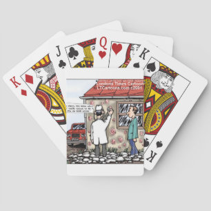 Funny Pox On Your House Poker Cards