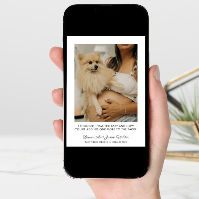 Funny Pregnancy Announcement (Front Digital)