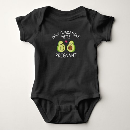 Funny Pregnancy Announcement Avocado Joke Baby Bodysuit