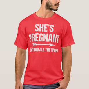 Does This Shirt Make Me Look Pregnant Funny Pregnancy Announcement Shirts  Mom And Dad Matching T-Shirts Sweatshirt Hoodie - TeebyHumans