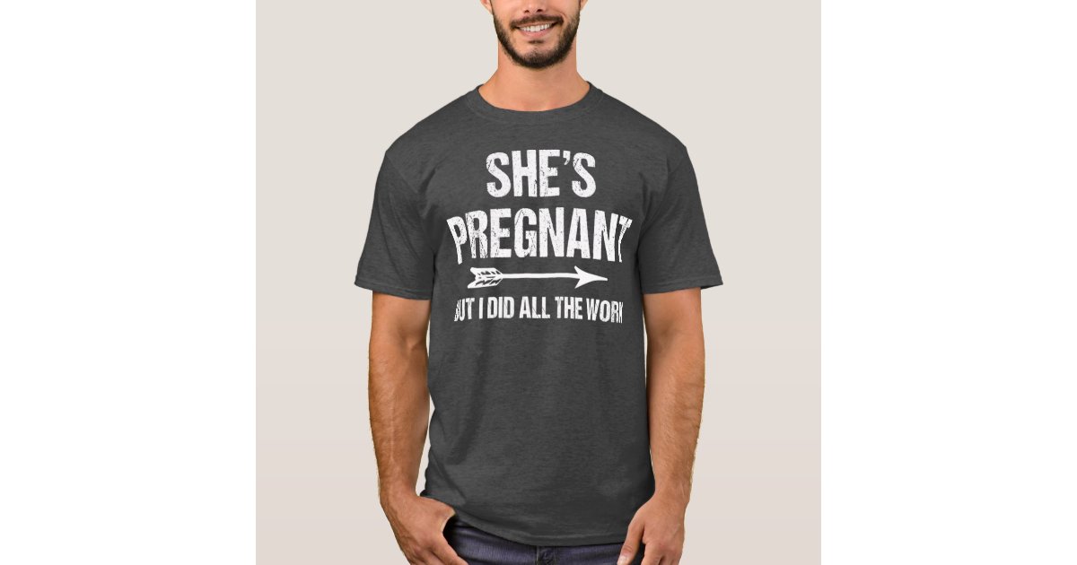 Pregnancy Announcement Shirt - Daddy Did It! Pregnancy Shirt - Funny  Pregnancy Reveal - White T-shirt - Pregnancy Announcement Shirt