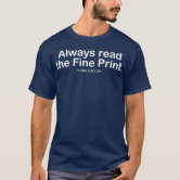 Always Read the Fine Print I'm Pregnant, New Mom Shirt, Funny Pregnancy  Annoucement Shirt, Funny Gift Ideas Shirt for Pregnance Wife - Sweet Family  Gift