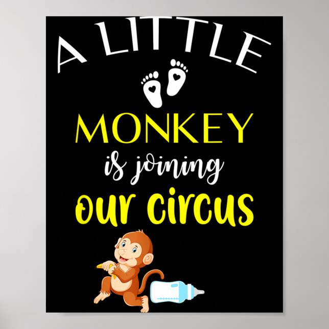 Funny Pregnancy Announcement New Baby Reveal  Poster (Front)