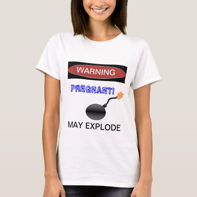 Funny Pregnant t-shirt (Front)