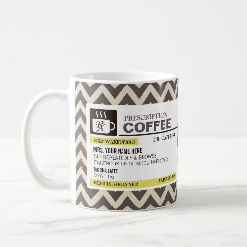 Funny Prescription Coffee Mug