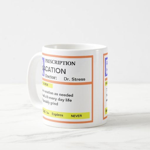 Funny Prescription Coffee Mugs Zazzle