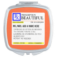 Funny Prescription Compact Mirror