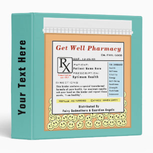 Funny Prescription for Health Binder