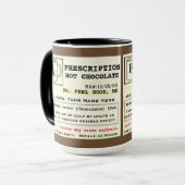 Funny Prescription Hot Chocolate Mug (Front Left)