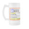 Funny Prescription Label Frosted Beer Mug