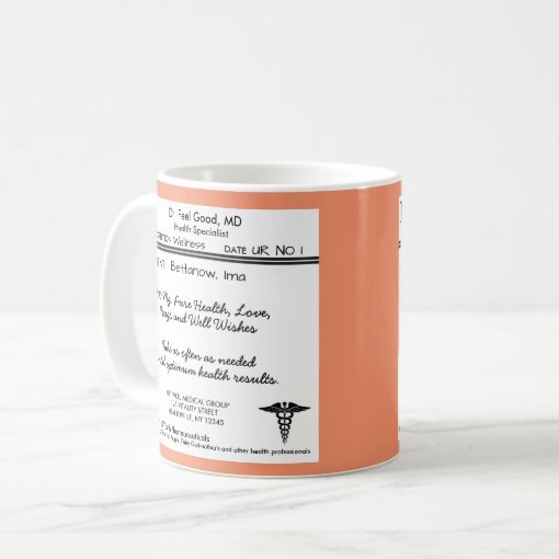 Funny Prescription Pad Rx Coffee Mug Zazzle 1316