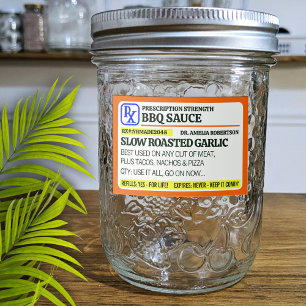 Funny Prescription Strength Food Label