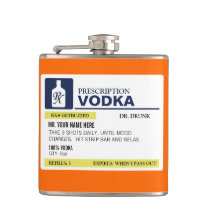 Funny Prescription Vodka Flask Funny Prescription Vodka Flask