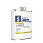 Funny Prescription Vodka Hip Flask (Right)
