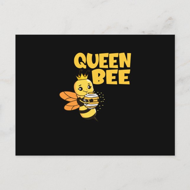 funny present for all that love bees postcard (Front)