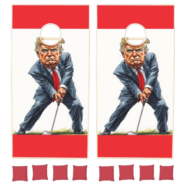 Funny President  Cornhole Set (Set)