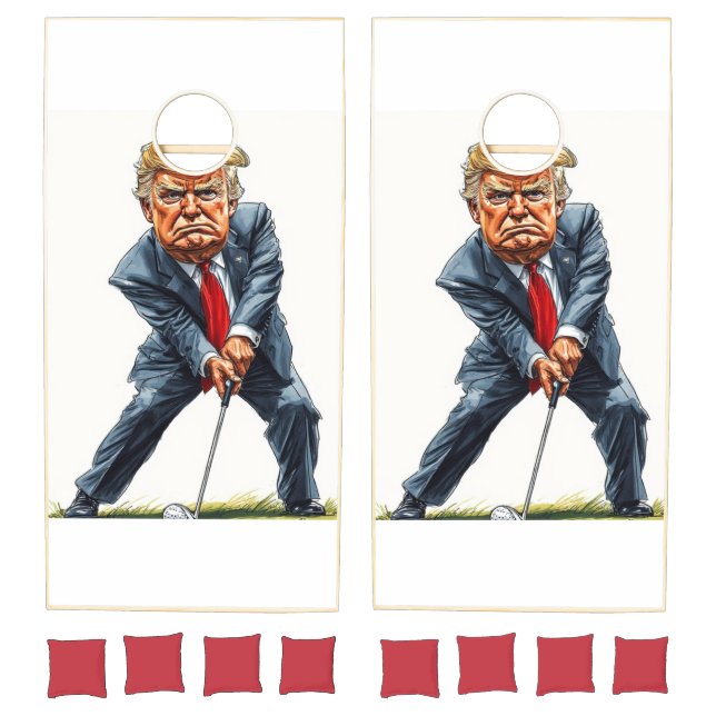 Funny President  Cornhole Set (Set)