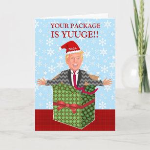 Talking Donald Trump Christmas Card - Funny Donald Trump Gifts for Dad 