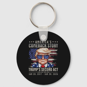 Funny President Donald Trump Inauguration Day 2025 Keychain