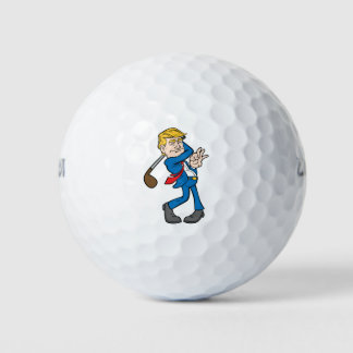 Funny President Trump Golf Swing Gift Balls