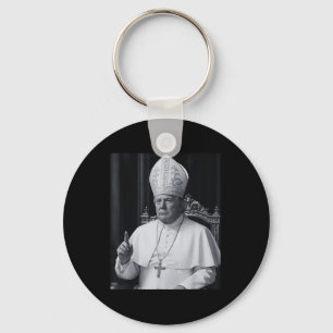 Funny President Trump Wants To Be The Next Pope Ch Keychain