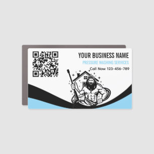 Funny Pressure Washing Power Wash Cleaning Car Magnet