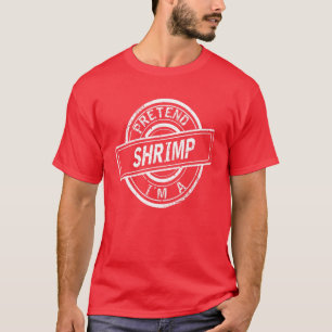 Funny Pretend I'm A Shrimp Halloween Costume T-Shirt