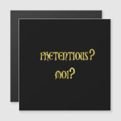 Funny Pretentious Joke (Front/Back)