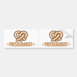 Funny Pretzel Lover Bumper Sticker