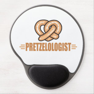 Funny Pretzel Lover Gel Mouse Pad