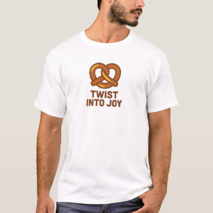 Funny Pretzel T-Shirt – Twist Into Joy
