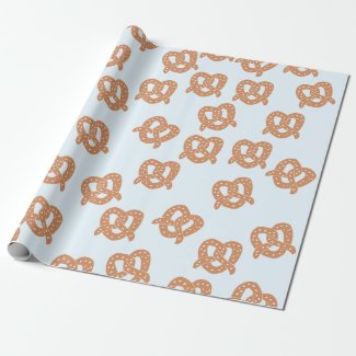 Funny Pretzel Wrapping Paper