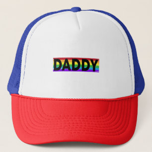 Funny Pride Daddy - Proud Gay Lesbian LGBT Gift Fa Trucker Hat