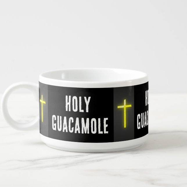 Funny Priest Gift | Holy Guacamole |  Bowl (Right)