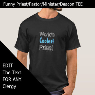 Funny Priest Gift World's Coolest Priest T-Shirt