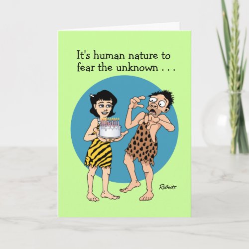 Funny Primal Fear Birthday Card