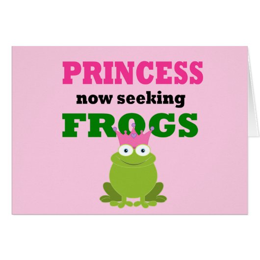 Funny Princess Cards (Front Horizontal)