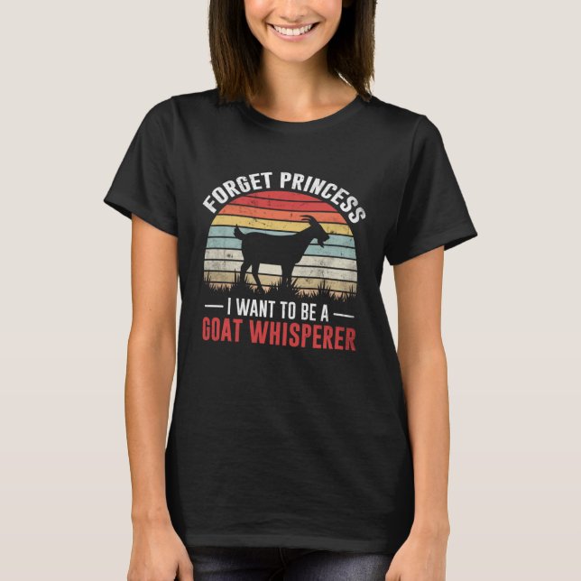 Funny Princess Goat Whisperer Tee Vintage Farmer R (Front)