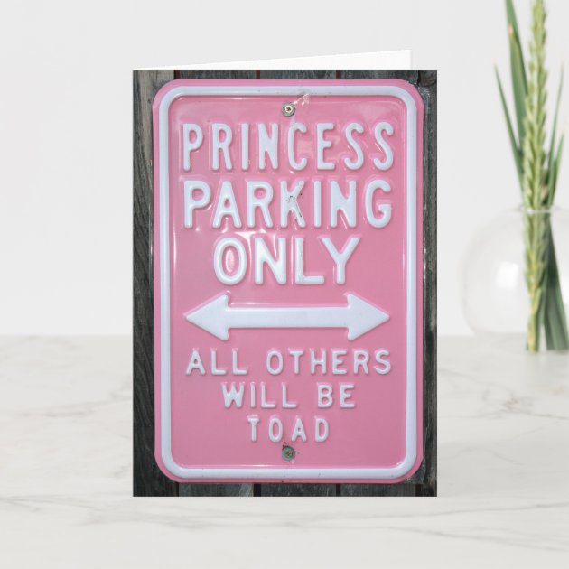 Princess Parking Sign Gift for Princess Metal Wall Decor Princess Decor 