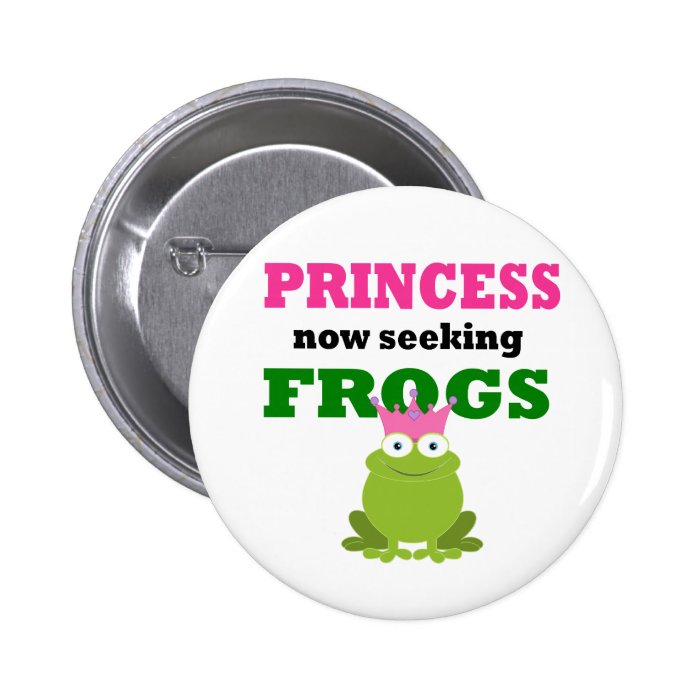 Funny Princess Pinback Button