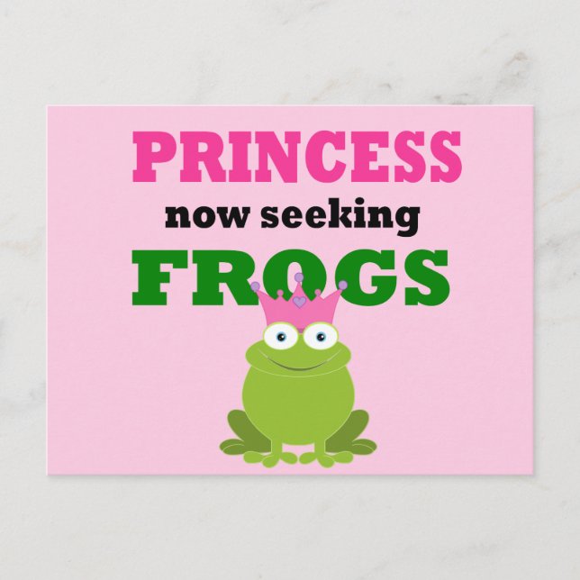 Funny Princess Postcard (Front)