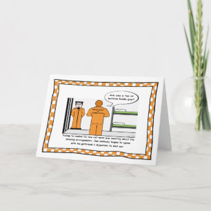 Funny Prison Greeting Card