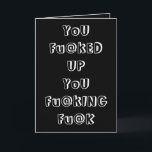 Funny Prison Greeting Card<br><div class="desc">YOur MaMa Freindship Greeting Card is offers an alternative to saying "I told you so" . Includes message "thats okay,  I still love you"</div>
