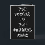 Funny Prison Greeting Card<br><div class="desc">YOur MaMa Freindship Greeting Card is offers an alternative to saying "I told you so" . Includes message "thats okay,  I still love you"</div>