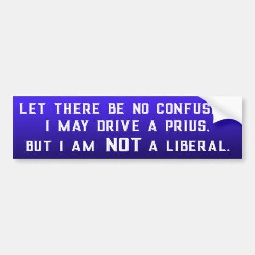 Funny Prius _ Bumper Sticker
