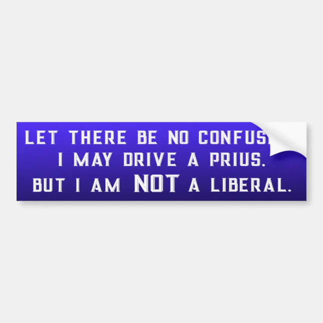 Funny Prius Bumper Sticker Zazzle