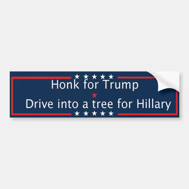 Funny Pro-Trump Bumper Sticker | Zazzle