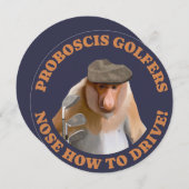 Funny Proboscis Monkey Golf Lovers  (Front/Back)