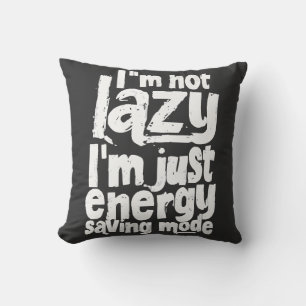Funny Procrastination quote Throw Pillow