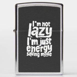 Funny Procrastination quote Zippo Lighter